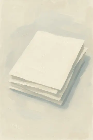 White sheets piled upon each other reminding drafts for an article.